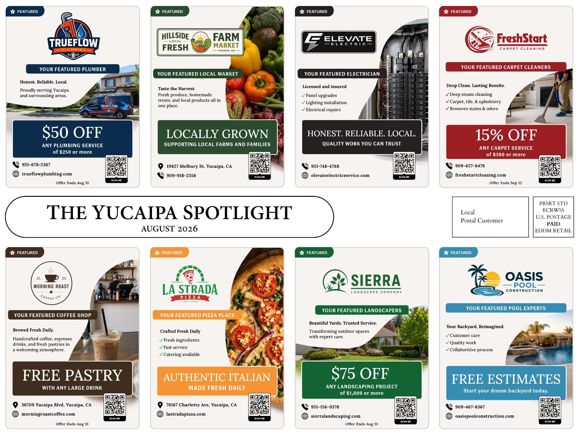 The Yucaipa Spotlight — August 2026 issue mockup